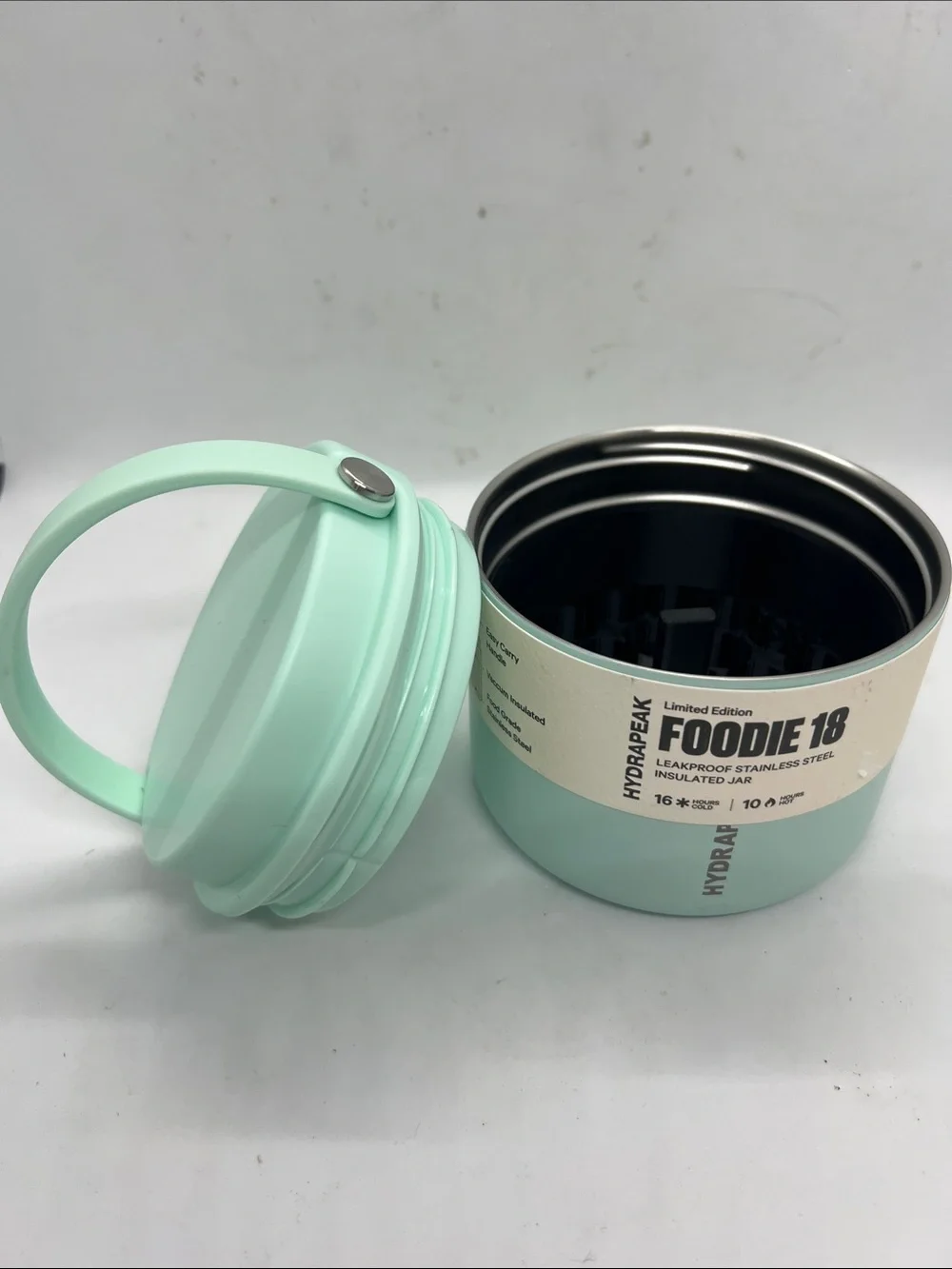 Hydrapeak Food Jar Insulated Stainless Steel Plus Peptide Storage Container NWT